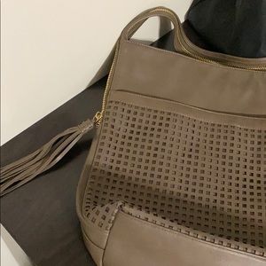 Dark brown shoulder bag!